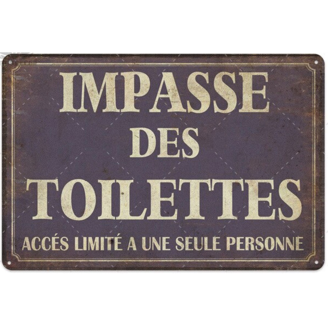 A1279 メタル看板 ブリキ看板 金属製 プレート ヴィンテージ風 サイン ピクト 店舗 カフェ 案内 トイレ 男女 【TH0011】拍卖