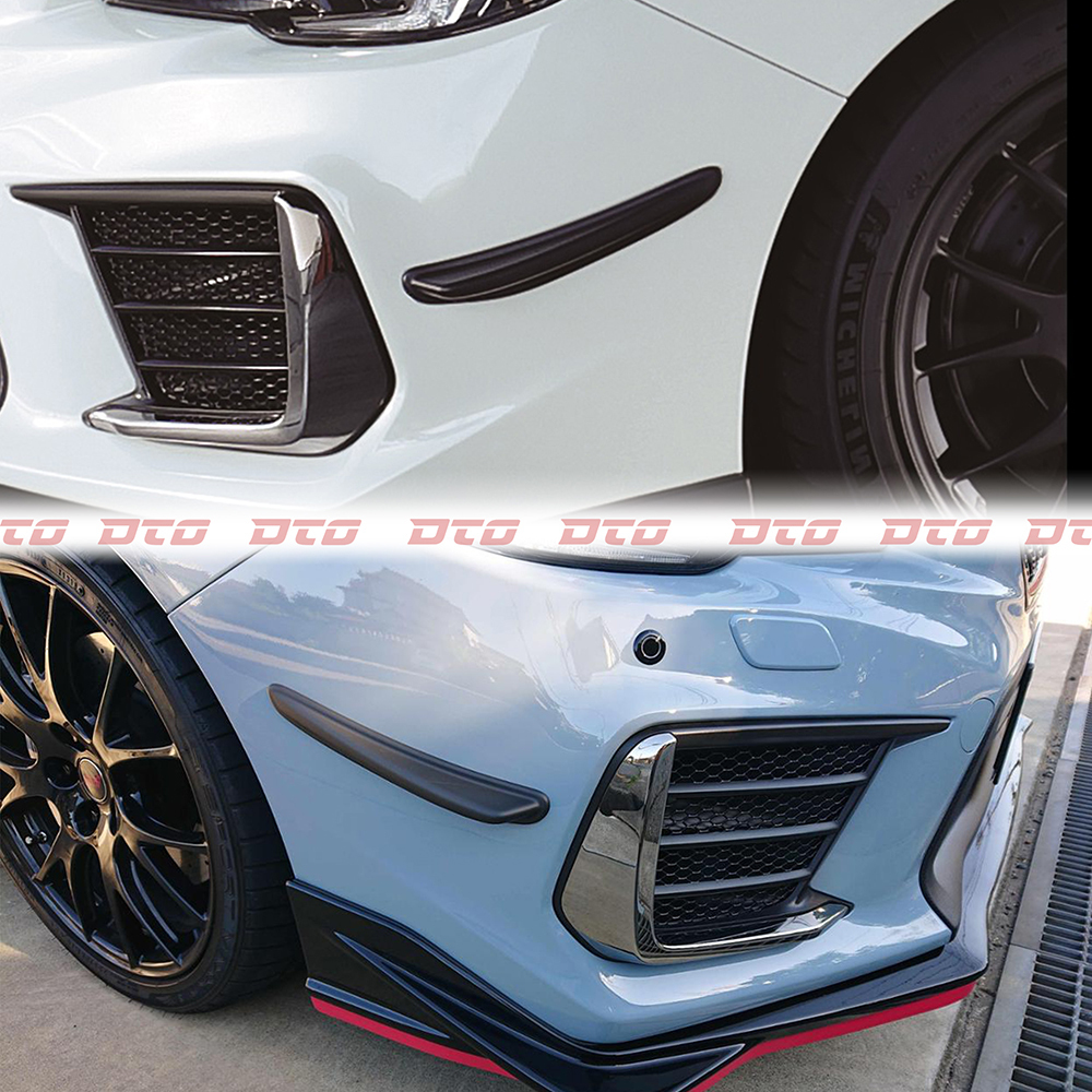 2015-2021 スバル VA系 WRX STI セダン 本物のカーボン フロントバンパー サイド カナード エアロ 左右2PCS拍卖