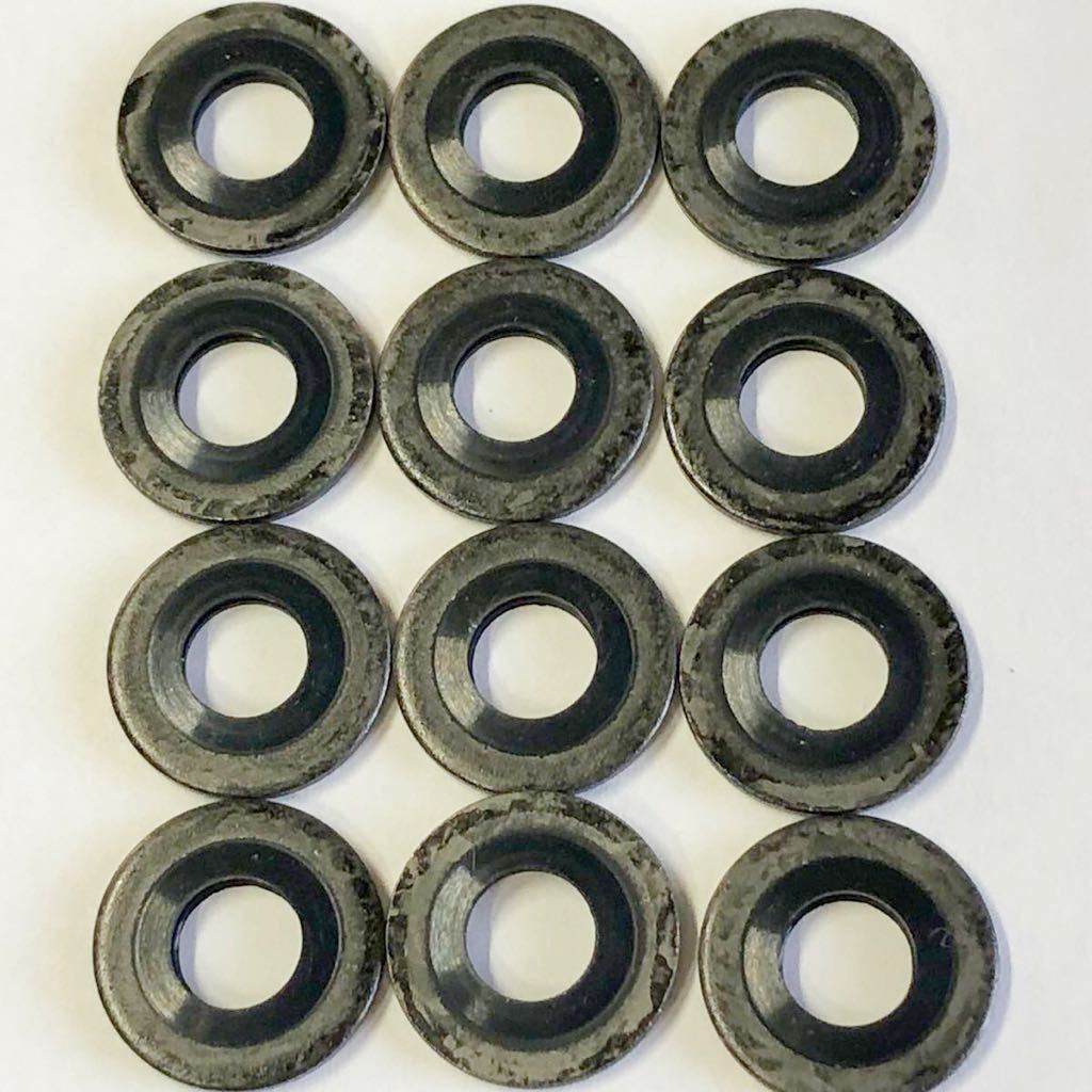 GT380 GT550 オイルポンプ 漏れ対策 強化シールワッシャー 12枚セット ユニオンボルトワッシャー 09168-06002 k125 k50 バンバン50 125拍卖