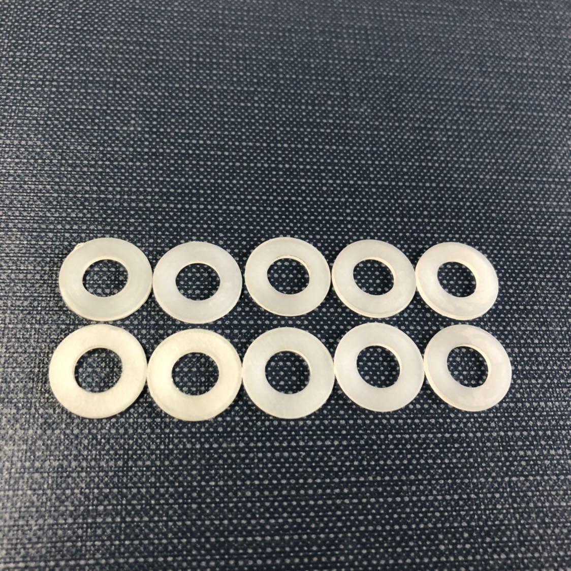 250SS 350SS 750SS ナイロンワッシャー 内径6.7ミリ 外径13.2ミリ 厚み1ミリ プラスチックワッシャー フェンダーの保護に!10枚セット拍卖