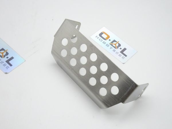 GRC製 GAX0106D ステンレス トランスミッション保護 スキッドプレート TRX4 対応拍卖