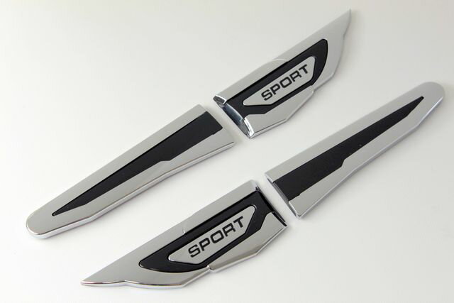 ダイハツ タント 取付例ありカスタムフェンダーメッキモールtype3 クロムメッキ フィン プロテクター ダミー ダクト ガード拍卖