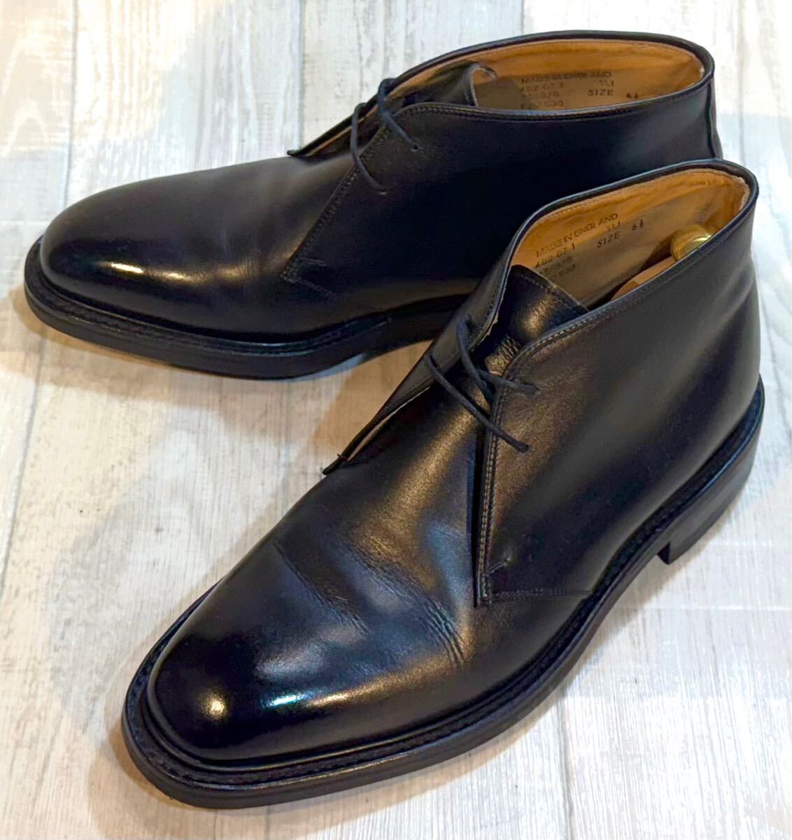 TIM LITTLE ティム リトル◆25cm 6.5◆チャッカブーツ レザーブーツ プレーントゥ 革靴 本革 ドレスシューズ ビジネスシューズ 紐靴 メンズ拍卖