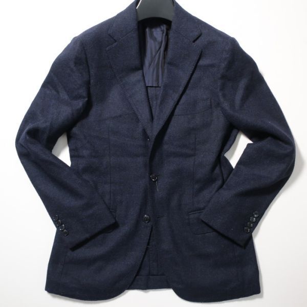 参考定価10万☆エム ピー ディ マッシモ ピオンボ MP di MASSIMO PIOMBO ジャケット/起毛ウール/秋冬/国内正規 ネイビー 44(5167)gjaj拍卖
