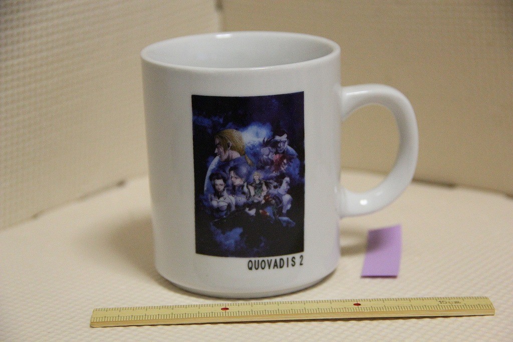 陶器製 QUOVADIS 2 マグカップ 美樹本晴彦 検索 クォヴァディス メディアワークス セガサターン SEGA 非売品 ゲーム グッズ マグ コップ拍卖