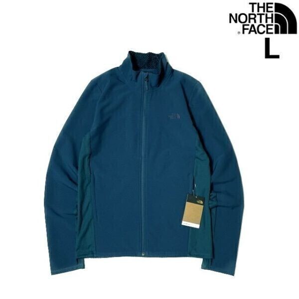 売切り【正規新品】THE NORTH FACE◆HYBRID WITH FUTUREFLEECE FULL ZIP フルジップ ジャケット US限定 軽量 スポーツ(L)青 180915-5拍卖