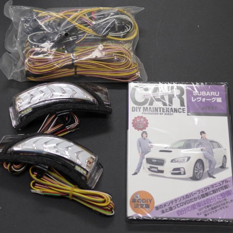 生産終了 スバル レヴォーグ VM4用 LEDドアミラー 流れるウインカー 白ポジ 左右 パーツ脱着DVD同梱 未使用 箱汚破れ AVEST アベスト 拍卖