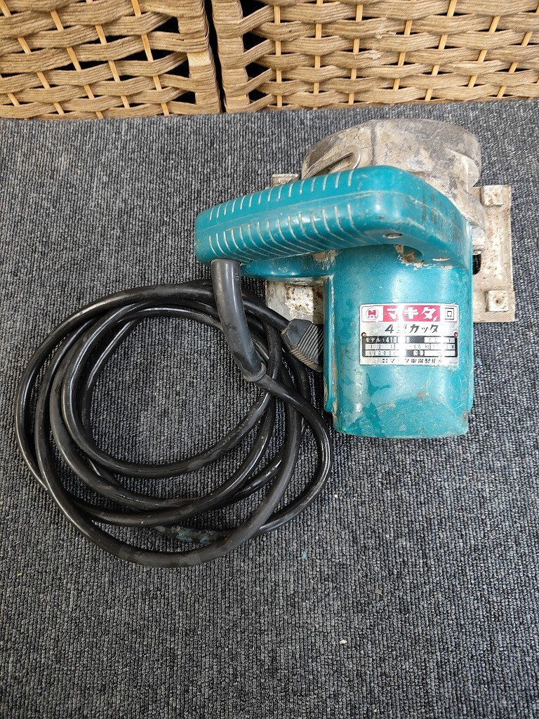 E11-20250117-010【動作可能】makita マキタ 4型カッタ 4100NB拍卖