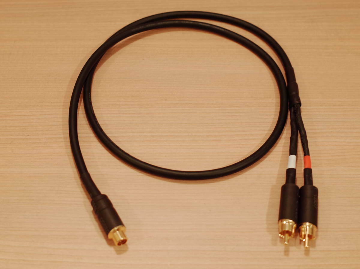 ★1RCAメス-2RCAオス MOGAMI 2549 1m スプリッター Yケーブル TOMOCA JS-613J NYS352AG 金メッキ 分配ケーブル サブウーファー増設拍卖