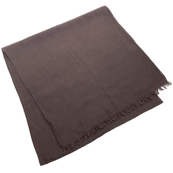 14171 グッチ ストール GG柄 マフラー ウール シルク ダークブラウン 濃茶 こげ茶 165904 GUCCI ロゴ拍卖