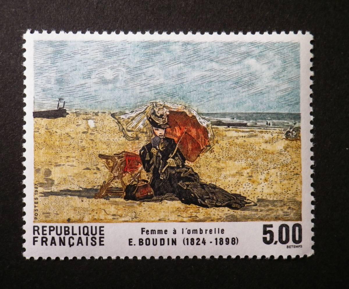 ■フランス 美術切手 1種 未使用 France-1987 Boudin (G2040)拍卖
