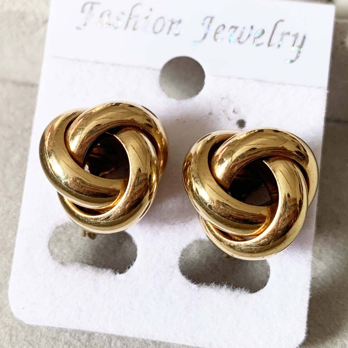 美品 MONETモネ ゴールド イヤリング No.S483拍卖