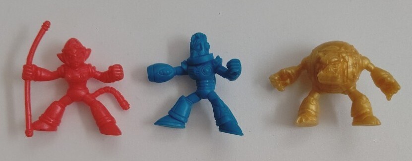 ロックマン けしごむ フィギュア ロックマンメガワールド ボス 3体セット バスターロッド メガウォーター ハイパーストーム 中古 美品拍卖