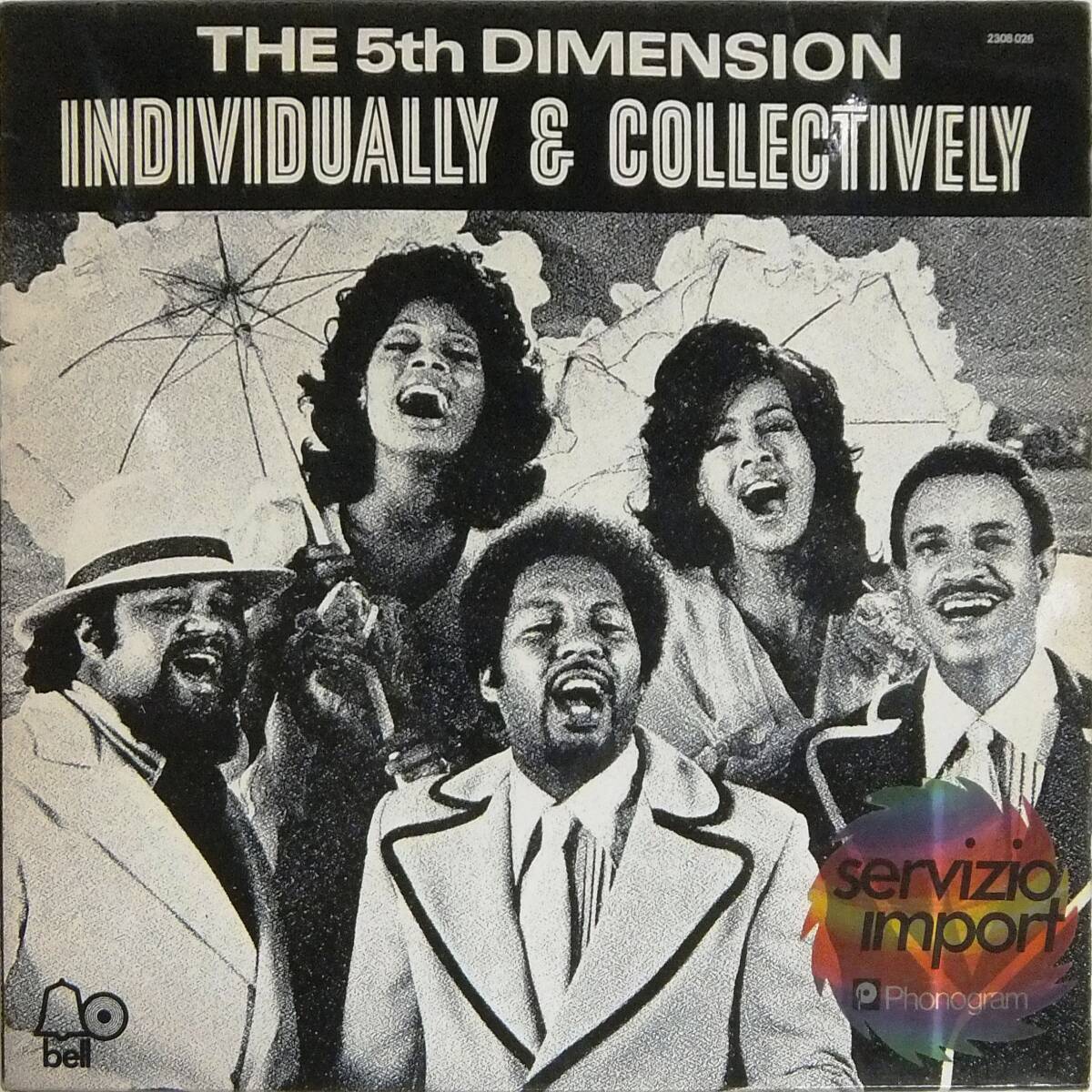 ◆独LP フィフス・ディメンション The 5th DIMENSION♪INDIVIDUALLY & COLLECTIVELY☆輸入盤ステッカー拍卖