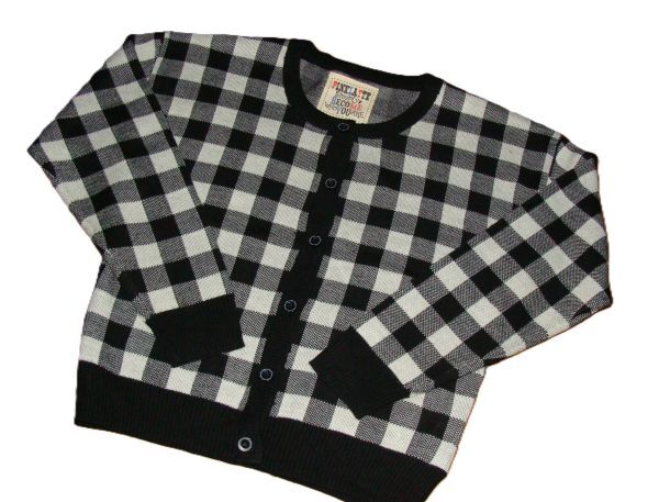 【USED】着用少 ★PINK-latte/ピンクラテ(ワールド)★ゆったりブロックチェックカーディガン S(160) R02拍卖