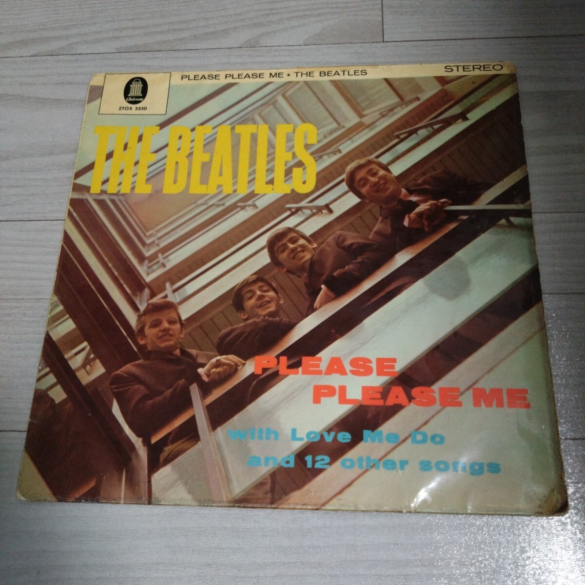 THE BEATLES / PLEASE PLEASE ME ZTOX5550 GERMAN ORIGINAL EXPORT STEREO GOLD RIM ODEON ドイツオリジナル エクスポート ゴールド拍卖