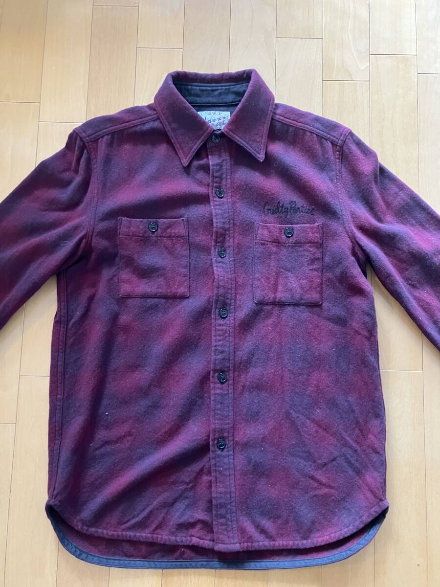 WACKO MARIA ワコマリア 刺繍ウールシャツ M 美品拍卖