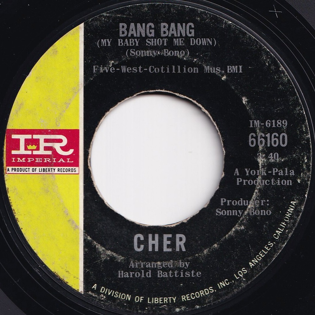 Cher Bang Bang (My Baby Shot Me Down) / Our Day Will Come Imperial US 66160 209154 ROCK POP ロック ポップ レコード 7インチ 45拍卖