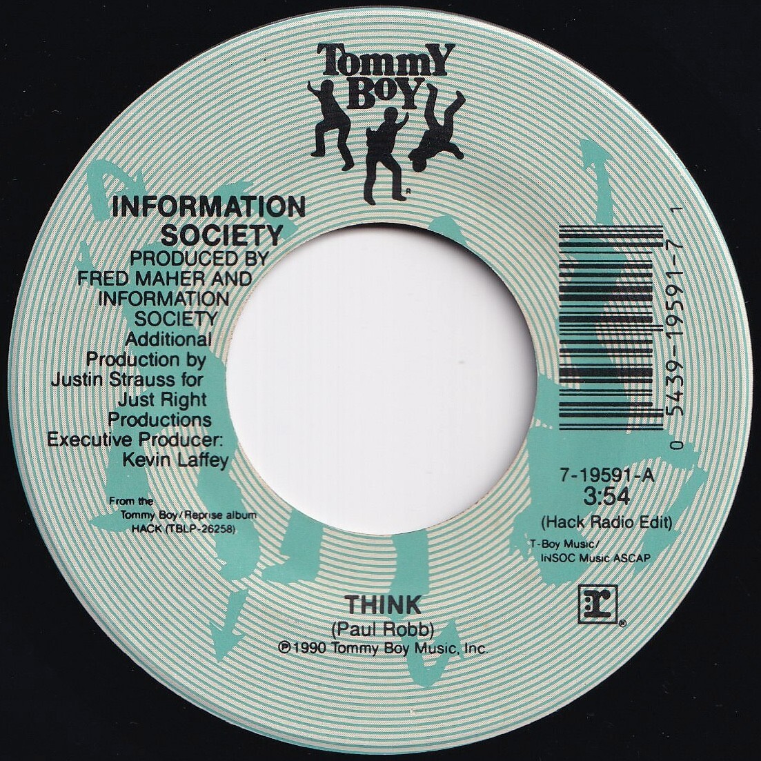 Information Society Think Tommy Boy US 7-19591 209452 ROCK POP ロック ポップ レコード 7インチ 45拍卖
