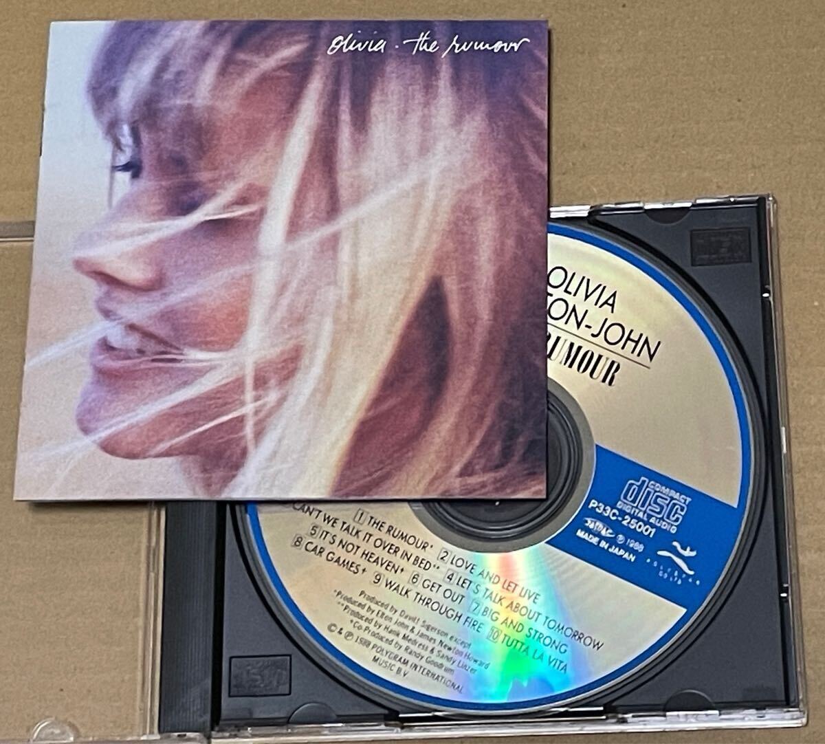 送料込 Olivia Newton-John - The Rumour 国内盤CD / オリビア・ニュートン・ジョン - 噂 / P33C-25001拍卖