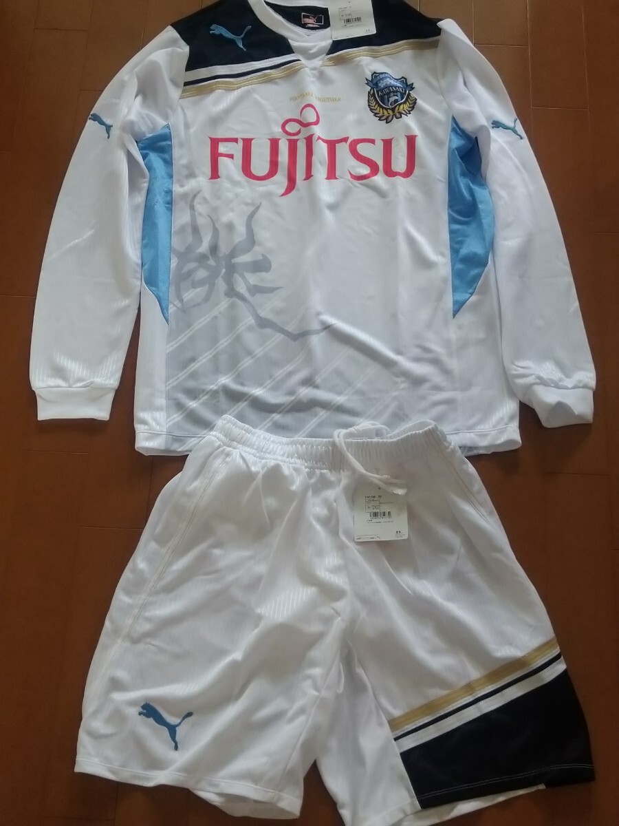 支給品番 未使用紙タグ付き 上下セット 川崎フロンターレ ユニフォーム2011シーズン2nd 長袖 PUMA プーマ Jリーグ 拍卖