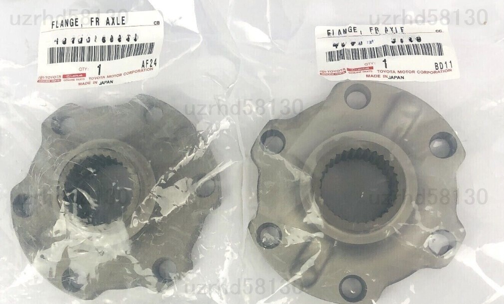 トヨタ純正 80ランクル フロントアクスル アウターシャフト フランジ 2個 ランドクルーザー TOYOTA拍卖