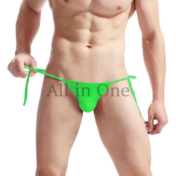 151-74-6 メンズ さらさら紐パンツ フルバック【画像カラー,フリーサイズ】男性 下着 ブリーフ ふんどし エロ パンツ アンダーウェア.2拍卖