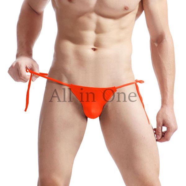151-80-6 メンズ さらさら紐パンツ フルバック【画像カラー,フリーサイズ】男性 下着 ブリーフ ふんどし エロ パンツ アンダーウェア.2拍卖