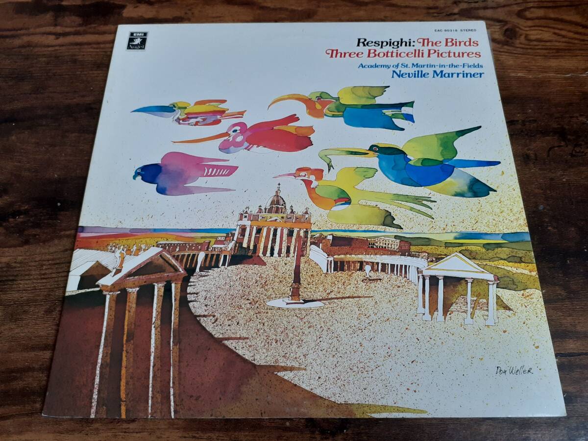 L5519◆LP /EAC-80318/ マリナー / レスピーギ:組曲「鳥」/ アカデミー室内管弦楽団拍卖