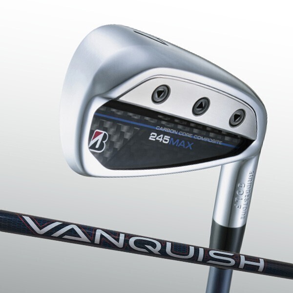 【新品】ブリヂストン 245MAX アイアン 単品 AW 50度 VANQUISH BSi for MAX カーボンシャフト フレックスR拍卖