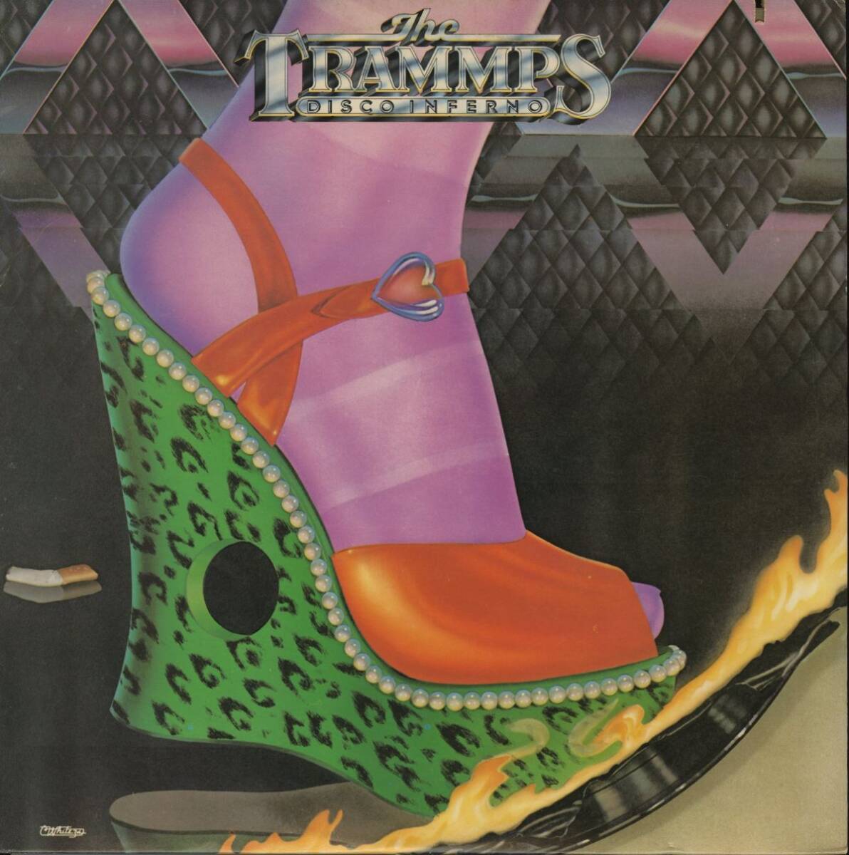 米AtlanticオリジLP!The Trammps / Disco Inferno 1976年 SD 18211 ディスコ・インフェルノ Saturday Night Fever Ronald Baker拍卖