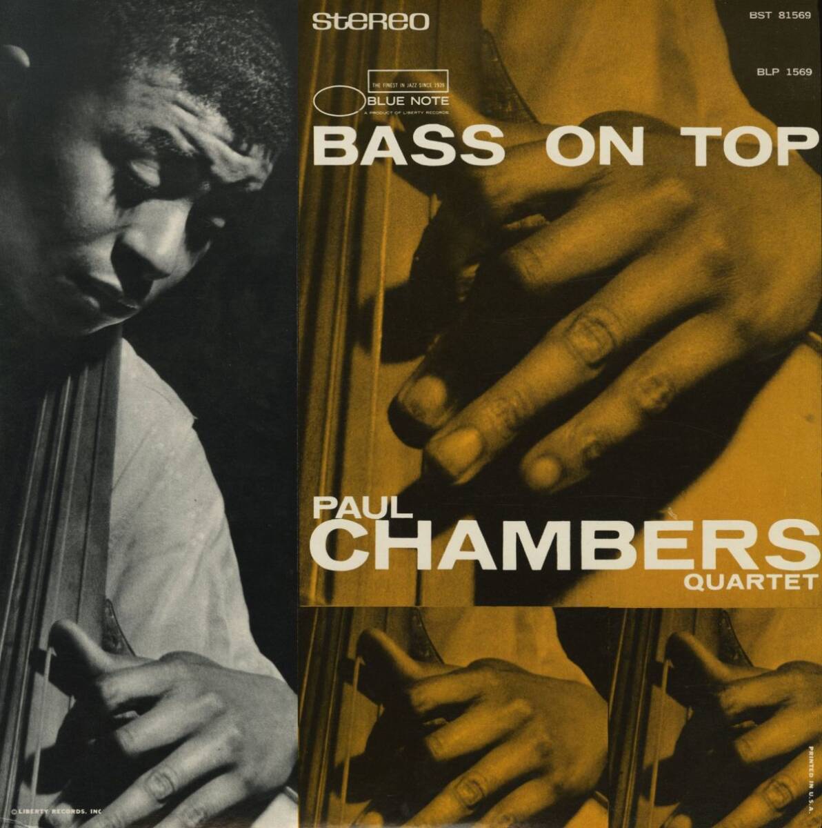 1972年米Blue Note盤LP!UA 青白ラベル Paul Chambers Quartet / Bass On Top 1957年作 BST 81569 Kenny Burrell Hank Jones Art Taylor拍卖