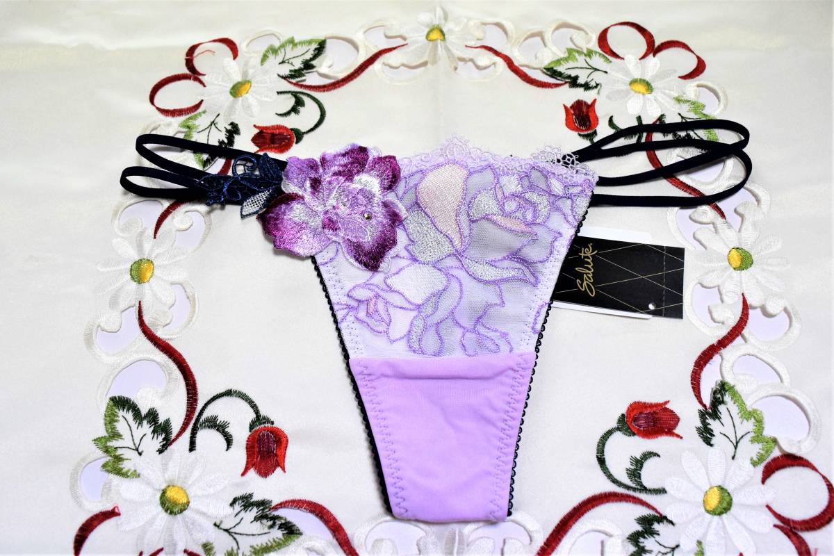 新品・タグ付き☆ワコール☆サルート☆56G・アールヌーボー☆PU☆ソングM拍卖