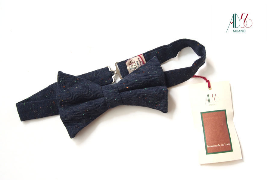 送料無料★新品|未使用|アーディーチンクアンタセイ|AD56|シルクボウタイ|蝶ネクタイ|ネイビー|COL.ASA拍卖