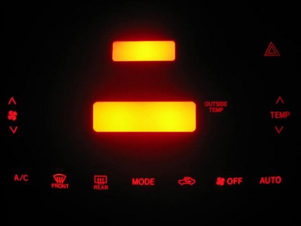COROLLA RUNX カローラ ランクス ZE120系 デジタルオート エアコンパネル用 LED球 1台分セット! レッド拍卖