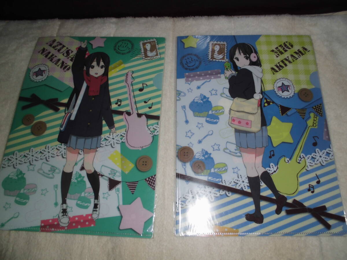 ああ058 ローソン限定 けいおん クリアファイル 2枚 非売品拍卖