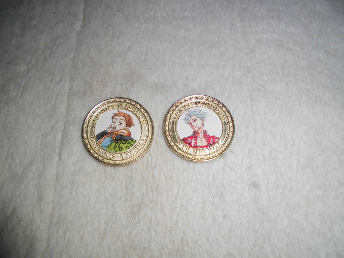 ああ028 七つの大罪 王国記念メダル ゴールドメッキ(バン&キング)拍卖