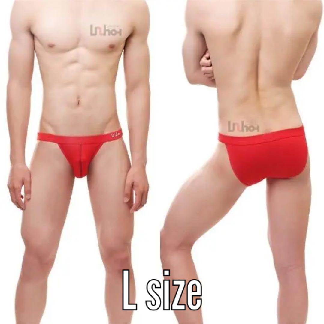 C-10.匿配 フォロー割 セクシービキニ メンズ レッド L Uzhot拍卖