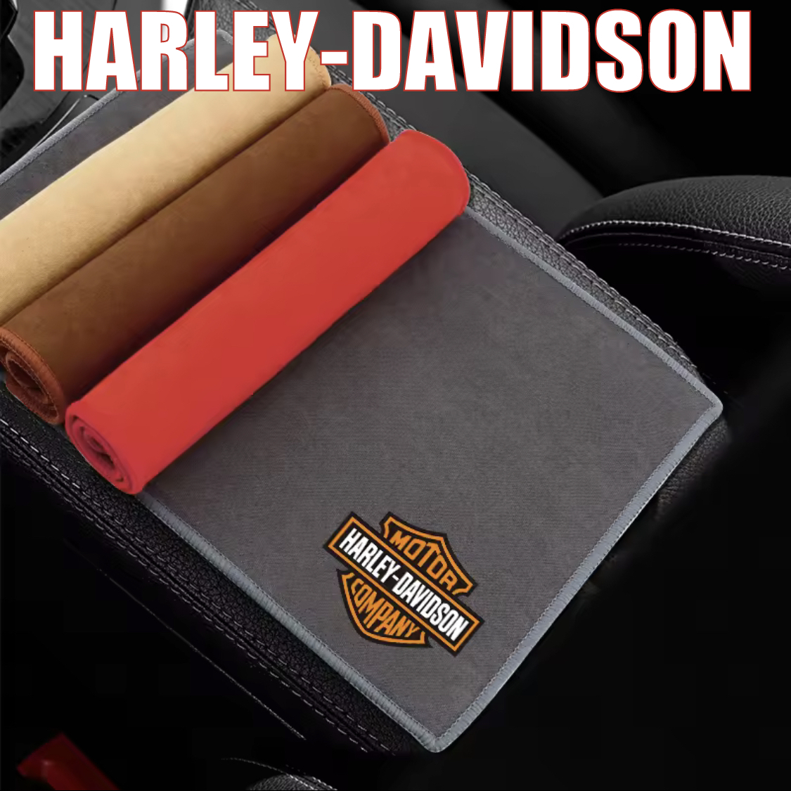 HARLEY-DAVIDSON マイクロファイバー ハーレーダビッドソン タオル USA雑貨 バーアンドシールド BAR&SHIELD拍卖