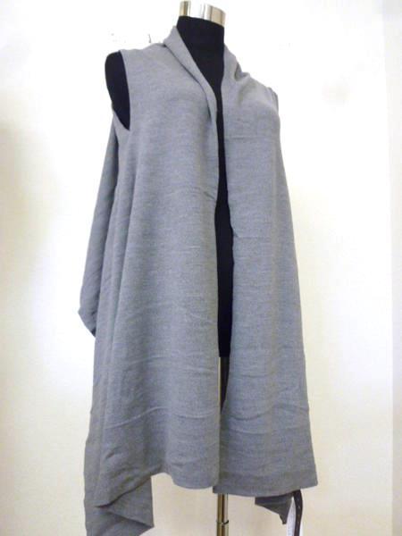 【KCM】wa-111★未使用品★【theory/セオリー】レディース ニット ロングベスト サイズ 2(約9号) グレー系拍卖