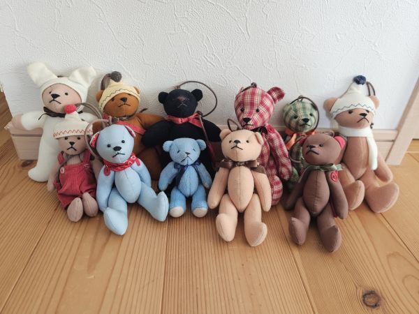 *かわいい雑貨屋さん* かわいい くまさん テディベア いろいろ 11体セット拍卖