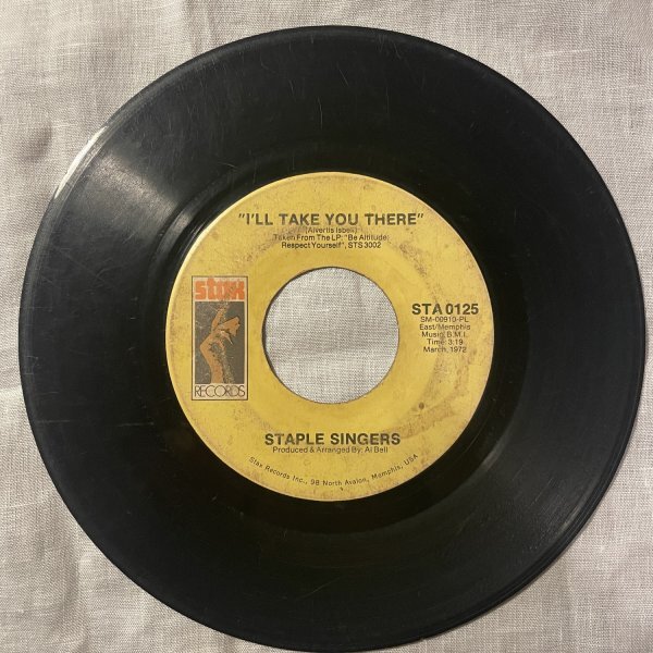 The Staple Singers - I'll Take You There / I'm just another soldier BE ALTITUDE RESPECT YOURSELF BIZ MARKIE Kid Capriネタ拍卖
