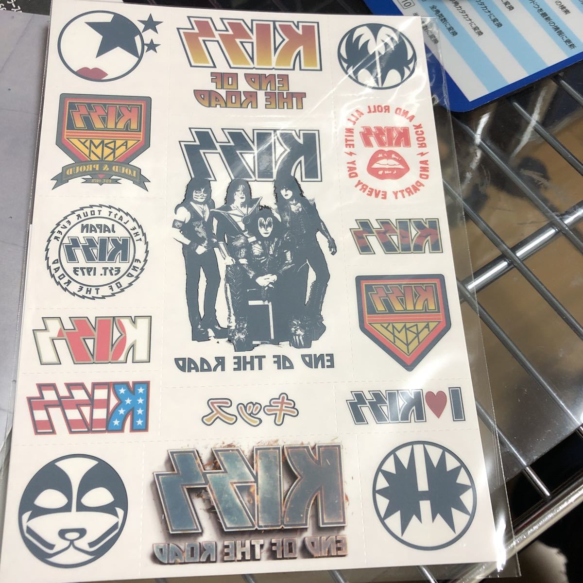 ★新品未開封★KISS/キッス/END OF THE ROAD WORLD TOUR 2019/タトゥーシール/公式グッズ拍卖