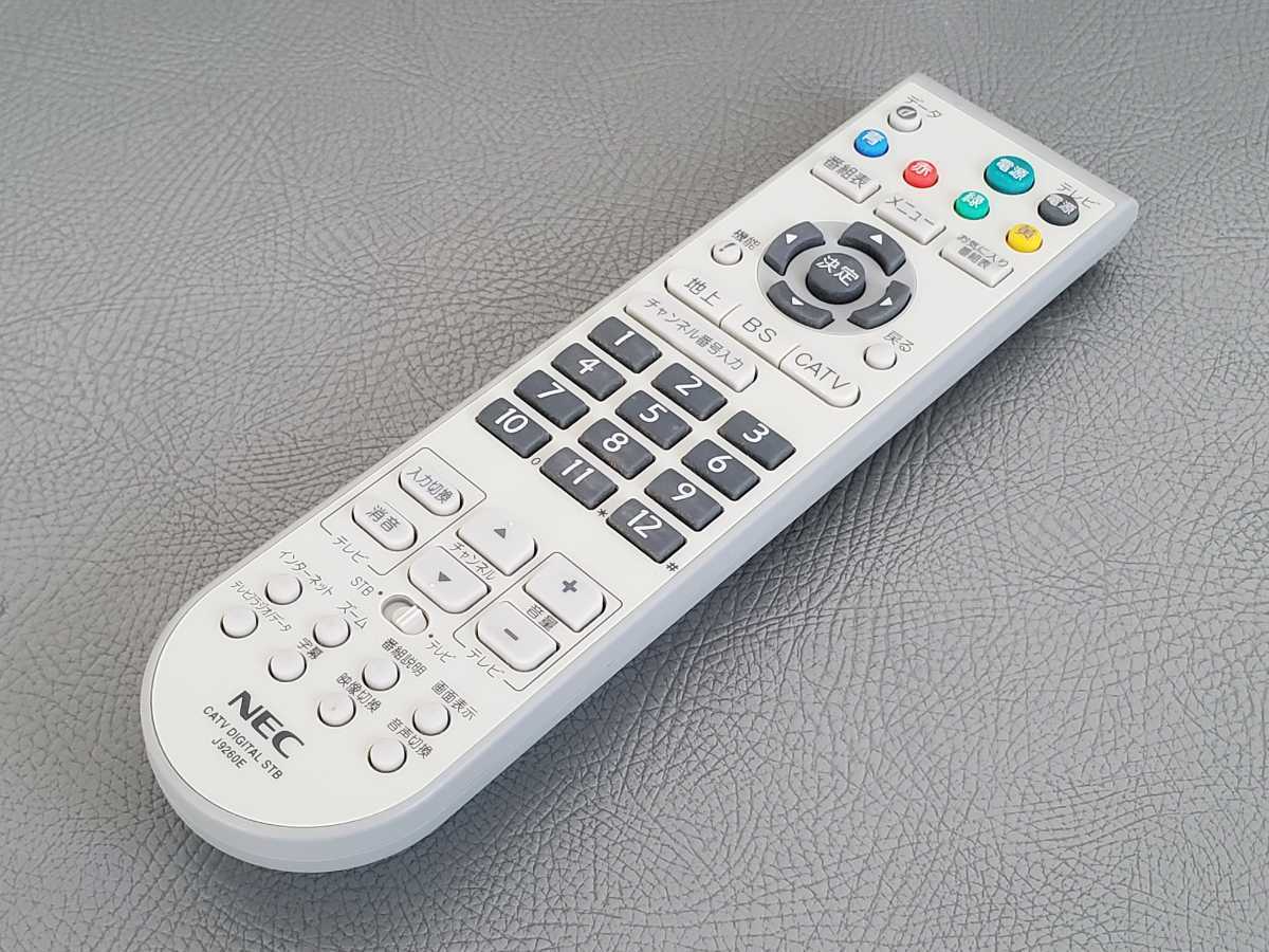美品 ☆☆全ボタン赤外線送信確認済み☆☆ NEC リモコン J9260E拍卖