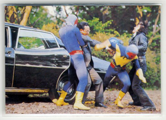 ◆防水対策 厚紙補強 カルビー 仮面ライダーチップスカード(2003 復刻版) 379番 危ない! 青野博士 トレカ 即決拍卖