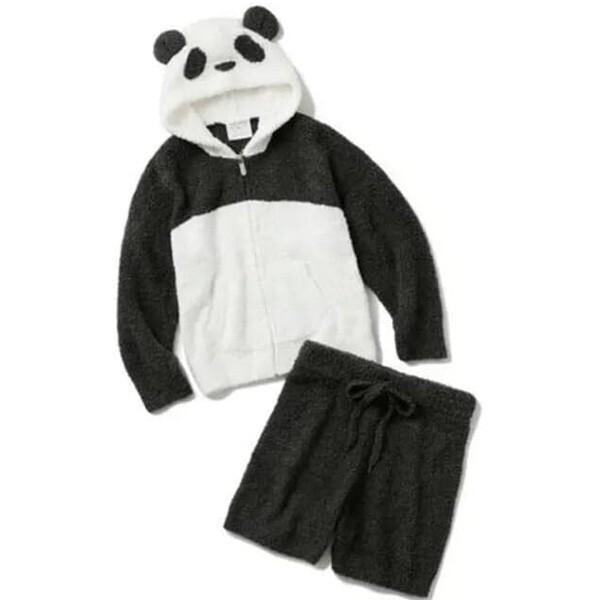 新品未使用★【gelato pique(ジェラートピケ)】キッズ パンダモコパーカー+ショートパンツ セット 110-120拍卖