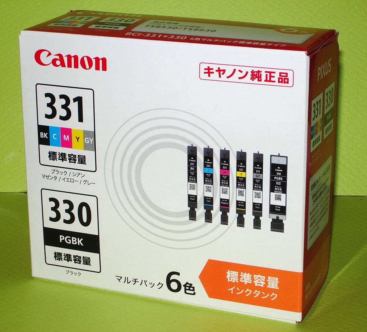 【BCI-331+330/6MP】CANON純正 新品1箱. 【取付期限26.10】拍卖