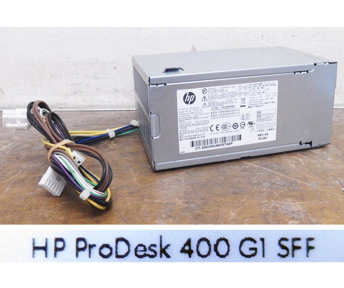 Ad135 HP ProDesk 400 G1 SFF用 PS-4241-2HF 240W 電源 中古品拍卖