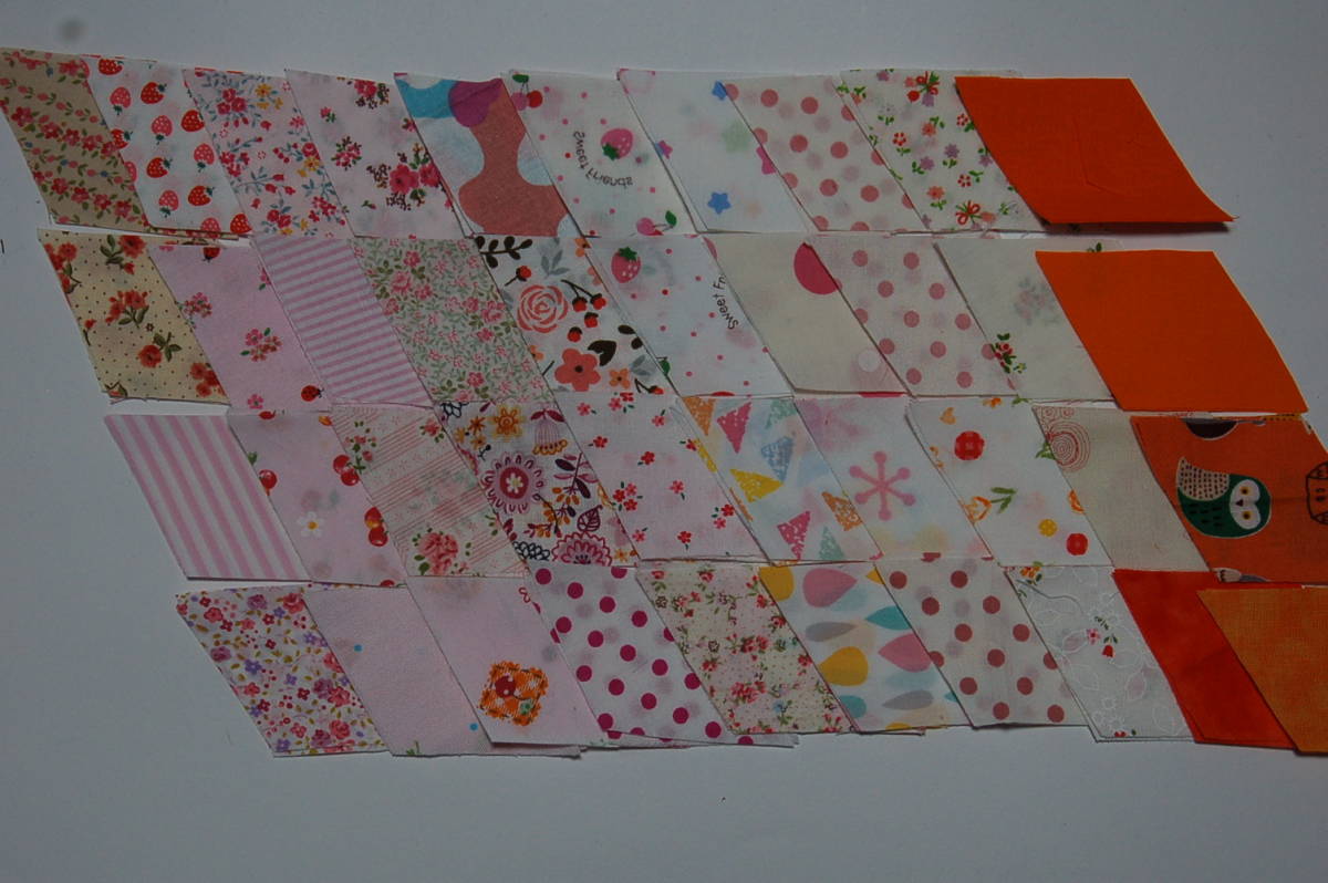 カットクロス パッチワーク用 ひし形35㎜ №21-3拍卖