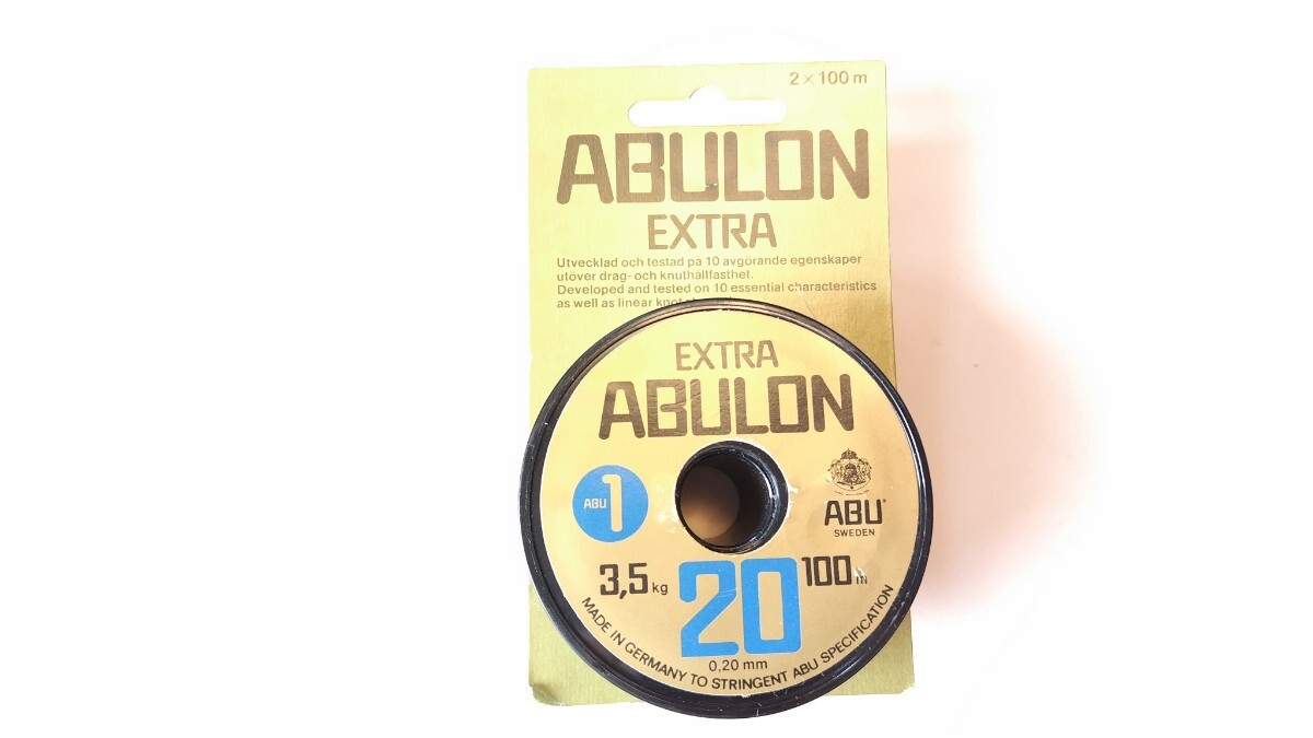 ABU アブロンエキストラ【未使用】約5lb 2×100m ABULON EXTRA拍卖